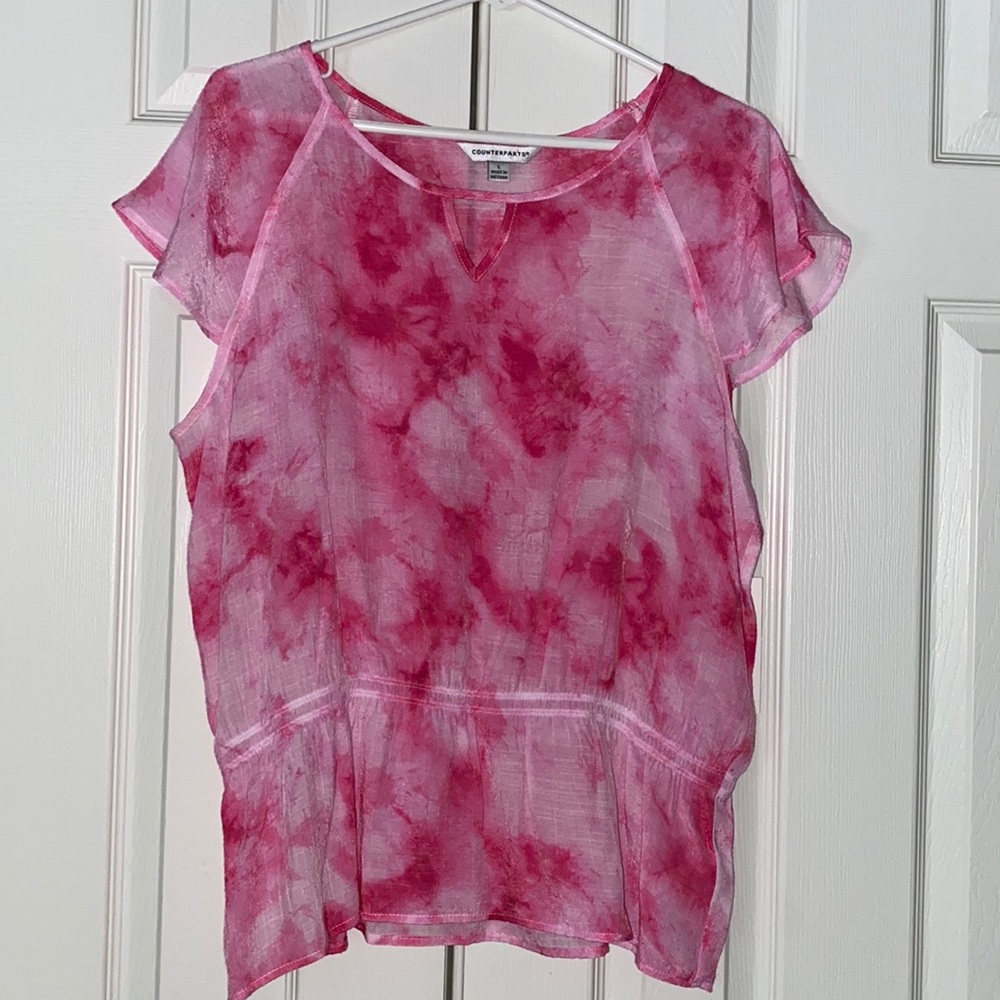 Counterparts Tie-Dye Top